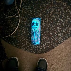 Jack Skellington Glow in the dark 20 oz tumbler